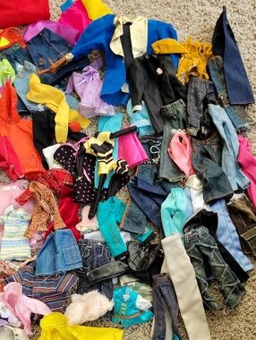 Lot Of Fashion Doll Clothes